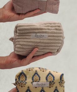 χειροποίητα νεσεσέρ σε 3 σχέδια: stripes, boho print και cozy beige